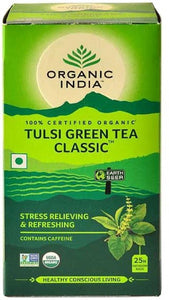 ORGANIC INDIA Tulsi Green Tea Bags (contains 18)