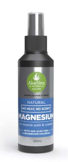 Aloe Medi No Heat No Scent Magnesium Spray 125ml