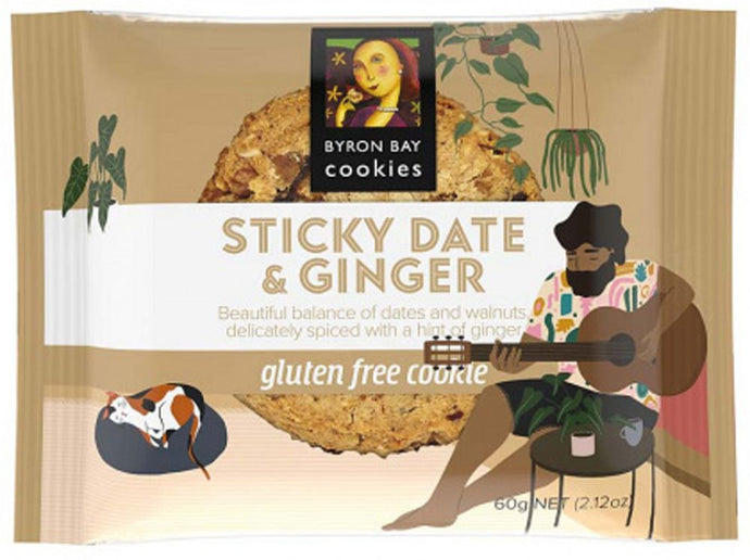 Gluten Free Sticky Date & Ginger 60g x 12