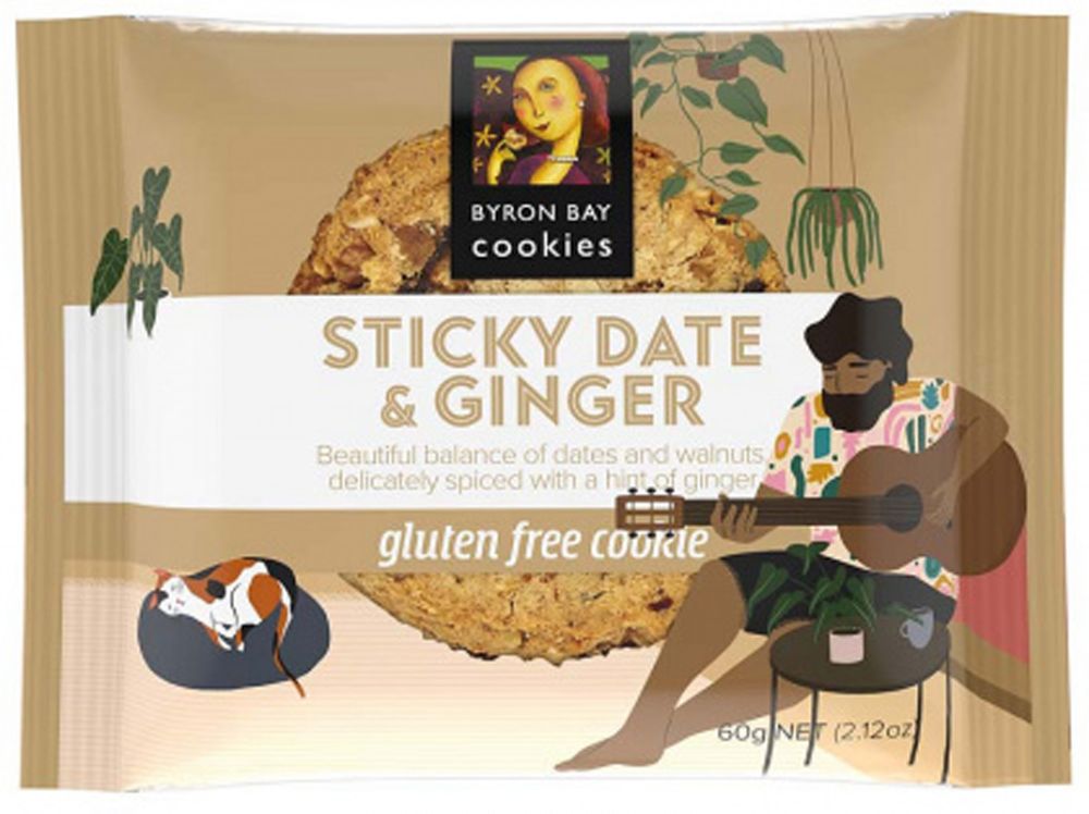 Gluten Free Sticky Date & Ginger 60g x 12