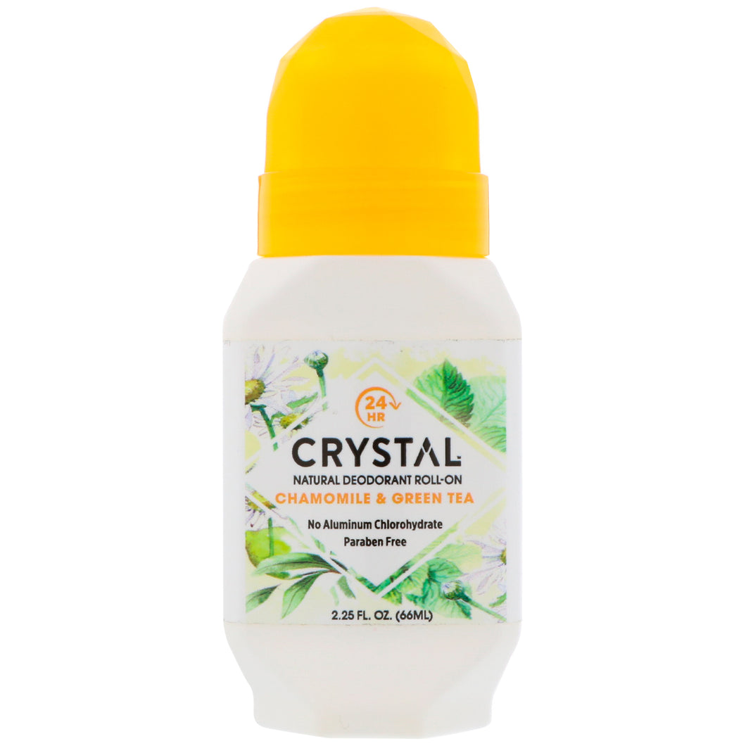Crystal Essence Roll-On - Chamomile & Green Tea 66ml