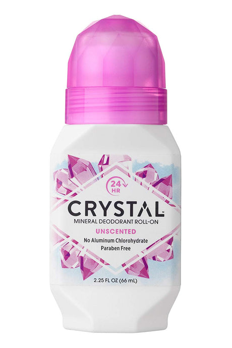 Crystal Body Deodorant Roll-On - Unscented 66ml