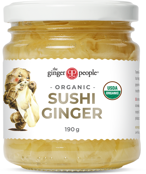 The Ginger People Organic Pickled Sushi Ginger 190g