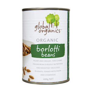 Global Organics Borlotti Beans 400g