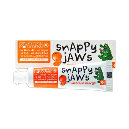 Snappy Jaws Toothpaste 75g Orange