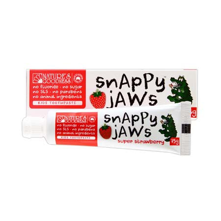 Snappy Jaws Toothpaste 75g Strawberry