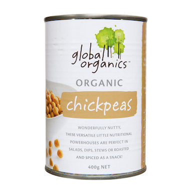 Global Organics Chick Peas 400g