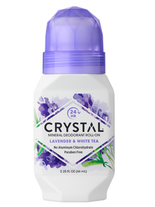 Crystal Essence Roll-On - Lavender & White Tea 66ml
