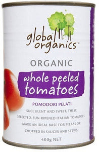 Global Organics Whole Tomatoes 400g
